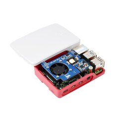 Power over Ethernet HAT (D), PoE ir 802.3af tinklo maitinimo priedėlis, Raspberry Pi 3B+/4B, Waveshare 19532 цена и информация | Электроника с открытым кодом | pigu.lt