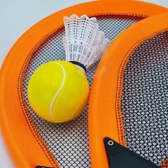 Badmintono raketės vaikams, oranžinės kaina ir informacija | Lauko žaidimai | pigu.lt