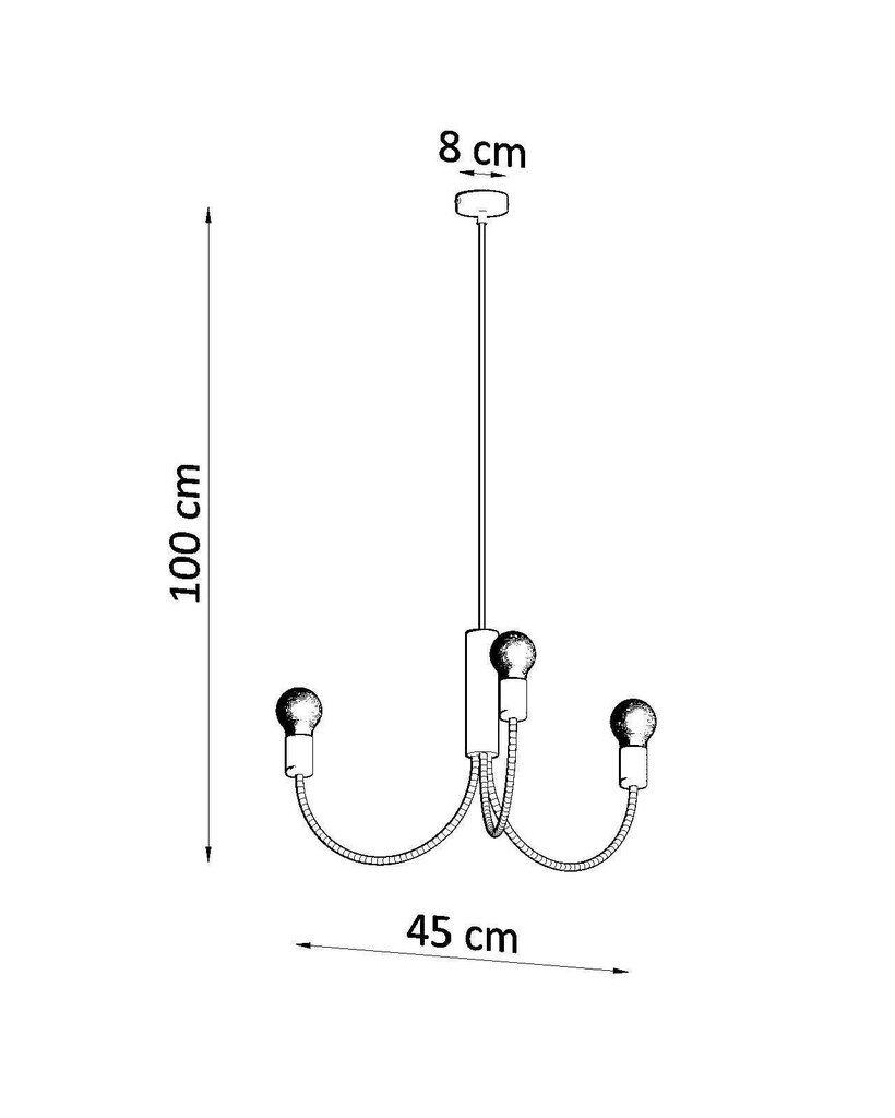 Šviestuvas Piccolo 3 kaina ir informacija | Pakabinami šviestuvai | pigu.lt