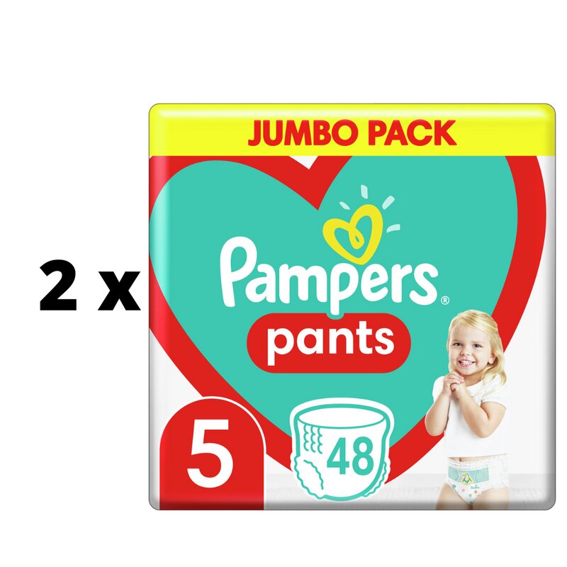 Sauskelnės PAMPERS Pants Jumbo Pack S5 48vnt. x 2 vnt. pakuotė kaina ir informacija | Sauskelnės | pigu.lt