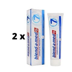 Зубная паста BLEND A MED Complete 7 EXTRA FRESH, 75 мл x 2 шт., упаковка цена и информация | Зубные щетки, пасты | pigu.lt