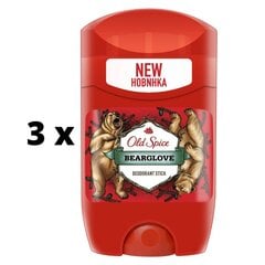 Pieštukinis dezodorantas old apice Bearglove, 50 ml x 3 vnt. kaina ir informacija | Dezodorantai | pigu.lt