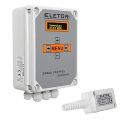 Климат-контроллер Eletor SC-S OLED 6А, вентиляция, отопление, сигнализация, датчик температуры, 2 выхода 0-10В цена и информация | Аксессуары для вентиляционного оборудования | pigu.lt