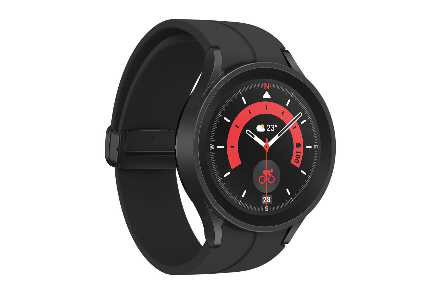 Samsung Galaxy Watch 5 Pro (LTE,45mm), Black Titanium SM-R925FZKAEUE kaina ir informacija | Išmanieji laikrodžiai (smartwatch) | pigu.lt