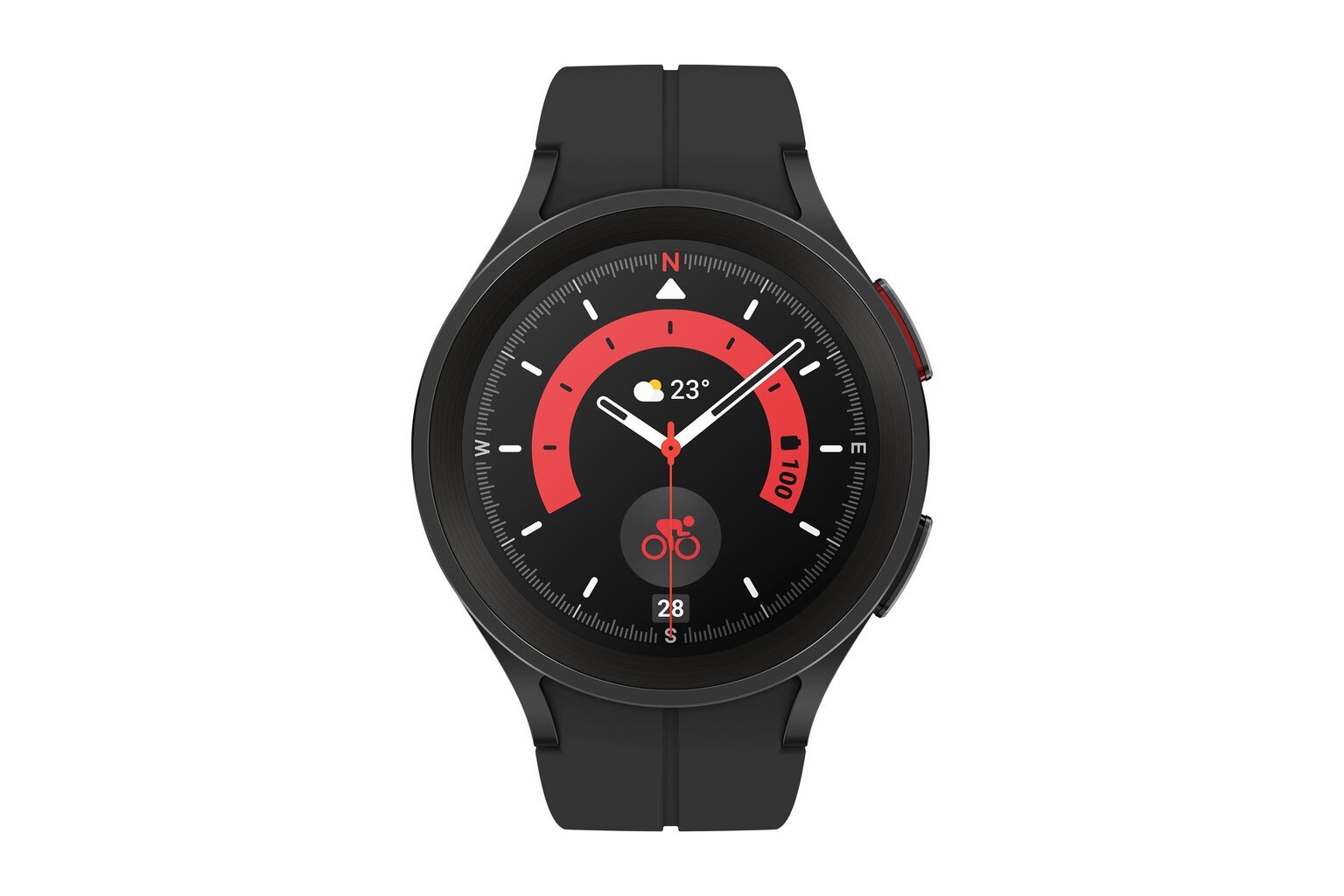 Samsung Galaxy Watch5 Pro SM-R925F Black Titanium kaina ir informacija | Išmanieji laikrodžiai (smartwatch) | pigu.lt