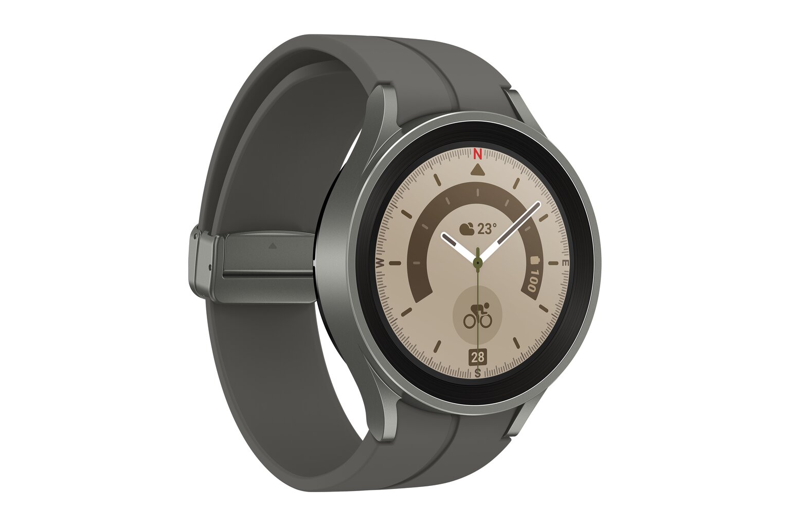 Samsung Galaxy Watch5 Pro SM-R925F Gray Titanium kaina ir informacija | Išmanieji laikrodžiai (smartwatch) | pigu.lt