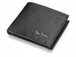 Vyriška odinė piniginė Pierre Cardin Tilak22 8824, juoda kaina ir informacija | Vyriškos piniginės, kortelių dėklai | pigu.lt