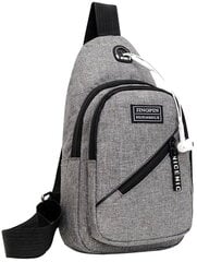 Маленький мужской рюкзак T109, серый цена и информация | Мужские сумки | pigu.lt