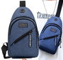 Vyriška maža kuprinė, krepšys T109, mėlyna kaina ir informacija | Vyriškos rankinės | pigu.lt