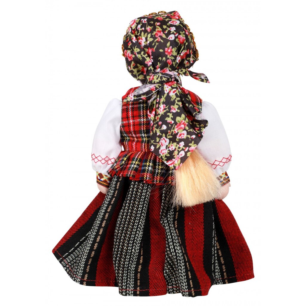 Porcelianinė dekoratyvinė lėlė, tautiniu kostiumu цена и информация | Lietuviška sirgalių atributika | pigu.lt