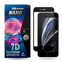 Crong 7D Nano Flexible iPhone SE 2020 / 8 / 7 / 6s / 6 цена и информация | Google Pixel 3a - 3mk FlexibleGlass Lite™ защитная пленка для экрана | pigu.lt