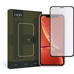 HOFI HIBRIDINIS STIKLAS IPHONE 11 | XR JUODAS kaina ir informacija | Apsauginės plėvelės telefonams | pigu.lt