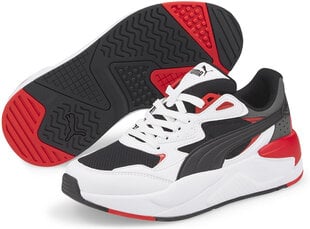 Sportiniai bateliai vaikams Puma X Ray Speed Black Red White 384898 01, balti kaina ir informacija | Sportiniai batai vaikams | pigu.lt