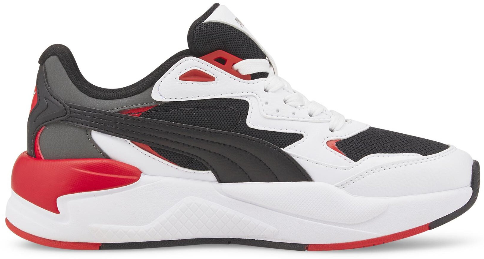 Sportiniai bateliai vaikams Puma X Ray Speed Black Red White 384898 01, balti kaina ir informacija | Sportiniai batai vaikams | pigu.lt