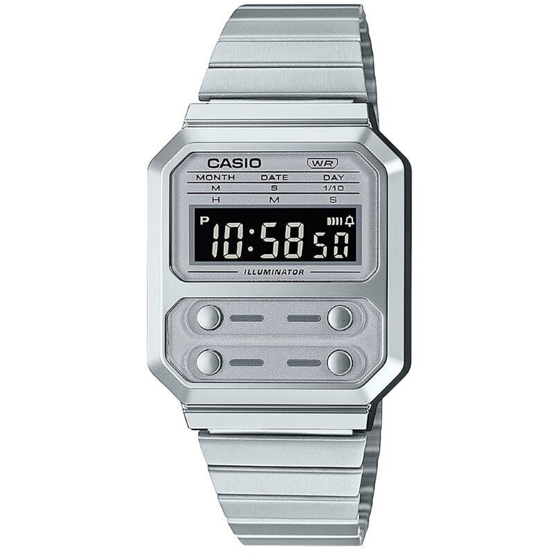 Laikrodis Casio A100WE-7BEF цена и информация | Moteriški laikrodžiai | pigu.lt