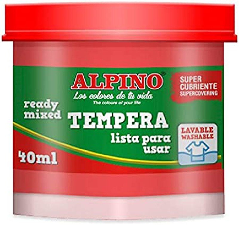 Guašas (tempera), Alpino, 40ml red kaina ir informacija | Piešimo, tapybos, lipdymo reikmenys | pigu.lt