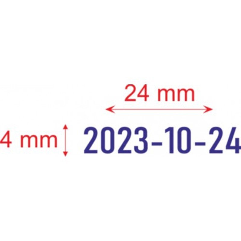 Datatorius 4820 (4mm) TRODAT kaina ir informacija | Kanceliarinės prekės | pigu.lt