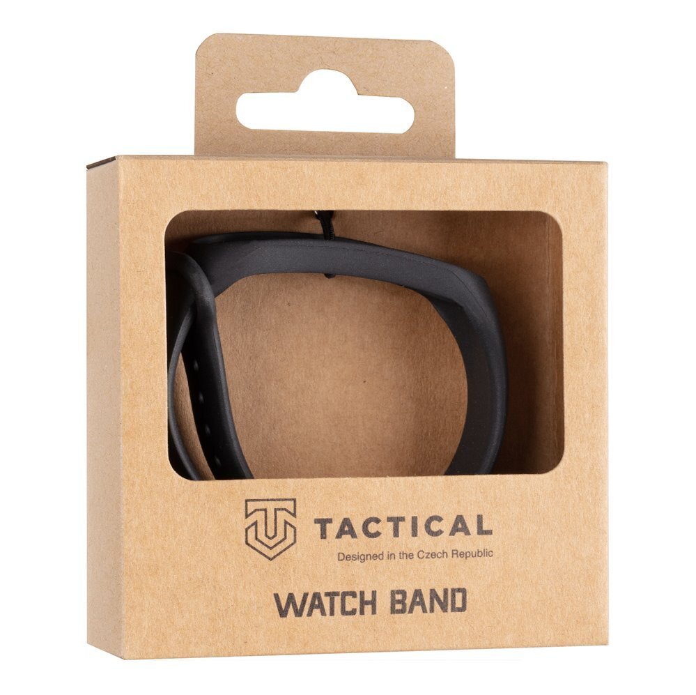 Tactical 820 Silicone Band Black kaina ir informacija | Išmaniųjų laikrodžių ir apyrankių priedai | pigu.lt