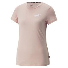 Marškinėliai moterims Puma ESS Embroidery 84833147, rožiniai kaina ir informacija | Marškinėliai moterims | pigu.lt