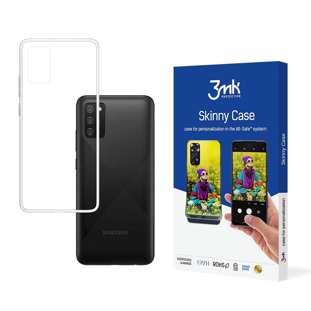 Dėklas telefonui Telefono dėklas 3mk Samsung Galaxy A02s, Galaxy A02s,  Skaidri kaina | pigu.lt