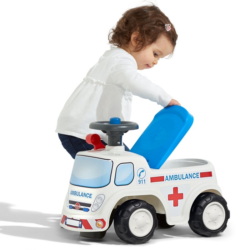 Paspiriamas greitosios pagalbos automobilis kaina ir informacija | Žaislai kūdikiams | pigu.lt