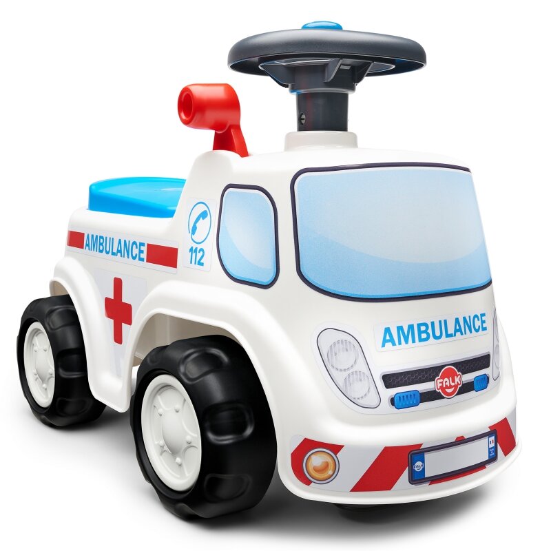 Paspiriamas greitosios pagalbos automobilis kaina ir informacija | Žaislai kūdikiams | pigu.lt