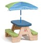 Pikniko stalas su skėčiu Step2 цена и информация | Vaikiški lauko baldai | pigu.lt