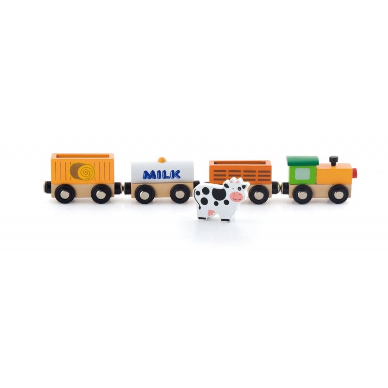 Magnetais sujungtas traukinys Viga, žemės ūkis kaina ir informacija | Žaislai berniukams | pigu.lt