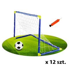 Футбольные ворота с мячом и насосом, 12 шт. цена и информация | Развивающие игрушки | pigu.lt