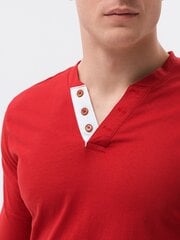 Marškinėliai vyrams AMD119546.1900, raudoni цена и информация | Мужские футболки | pigu.lt