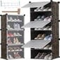 Modulinė batų lentyna – 6 lygių kaina ir informacija | Batų spintelės, lentynos ir suolai | pigu.lt