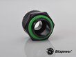 BitsPower straight connector 1/4 "for 11/8 mm hose - Black mat (BP-MBWP-C11J) kaina ir informacija | Aušinimas vandeniu - aksesuarai | pigu.lt