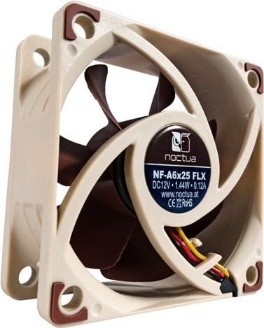 Noctua NF-A6x25 FLX kaina ir informacija | Kompiuterių ventiliatoriai | pigu.lt