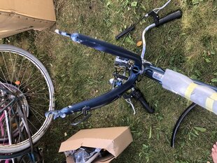 Prekė su pažeidimu.Miesto dviratis Romet Vintage M 28" 2021, tamsiai mėlynas kaina ir informacija | Prekės su pažeidimu | pigu.lt
