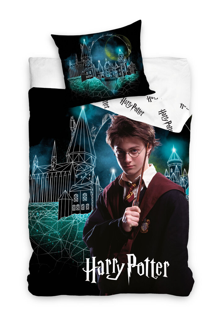 Patalynės komplektas Harry Potter, 140x200+60x70cm, 2 dalių kaina ir informacija | Patalynė kūdikiams, vaikams | pigu.lt