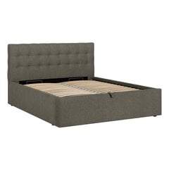 Bed LEENA 160x200cm, beige цена и информация | Кровати | pigu.lt