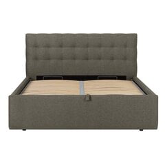 Bed LEENA 160x200cm, beige цена и информация | Кровати | pigu.lt