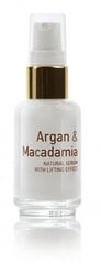 Сыворотка для кожи лица Natural Cosmetic Argan & Macadamia 30 мл цена и информация | Сыворотки для лица, масла | pigu.lt