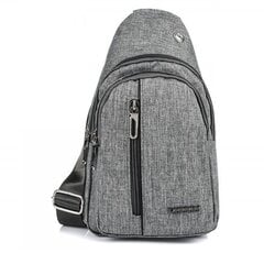 Мужская сумка через плечо VRPP-NER-M-6-GR цена и информация | Мужские сумки | pigu.lt