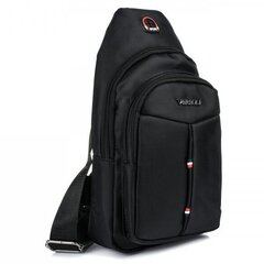 Мужская сумка через плечо VRPP-NER-M-5-BL цена и информация | Мужские сумки | pigu.lt