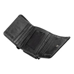 Женский кожаный кошелек Moretti MOR-AS403-BLACK цена и информация | Женские кошельки, держатели для карточек | pigu.lt