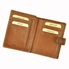 Мужской кожаный кошелек EL FORREST ELF-852-29-BR цена и информация | Мужские кошельки | pigu.lt