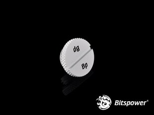 BitsPower Plug 1/4 "- White (BP-DWWP-C09) цена и информация | Водяное охлаждение - аксессуары | pigu.lt