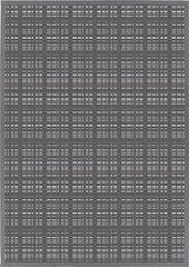 Narma dvipusis šenilinis kilimėlis Bog, grey, 70 x 140 cm kaina ir informacija | Kilimai | pigu.lt