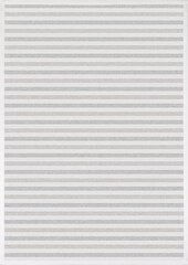 Narma dvipusis šenilinis kilimėlis Illuka, white, 100 x 160 cm kaina ir informacija | Kilimai | pigu.lt