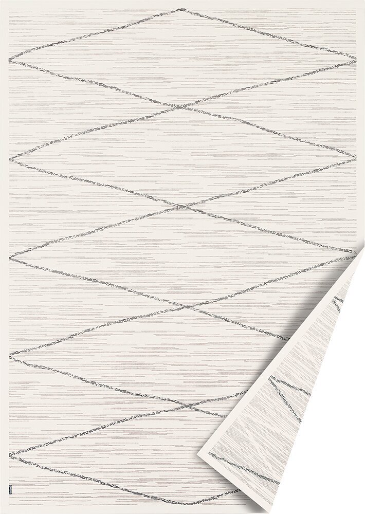 Narma dvipusis šenilinis kilimas Kauri, white, 100 x 160 cm kaina ir informacija | Kilimai | pigu.lt