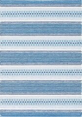 Двусторонний plasticWeave коврик NARMA Runö, синий, 130 x 190 см цена и информация | Ковры | pigu.lt