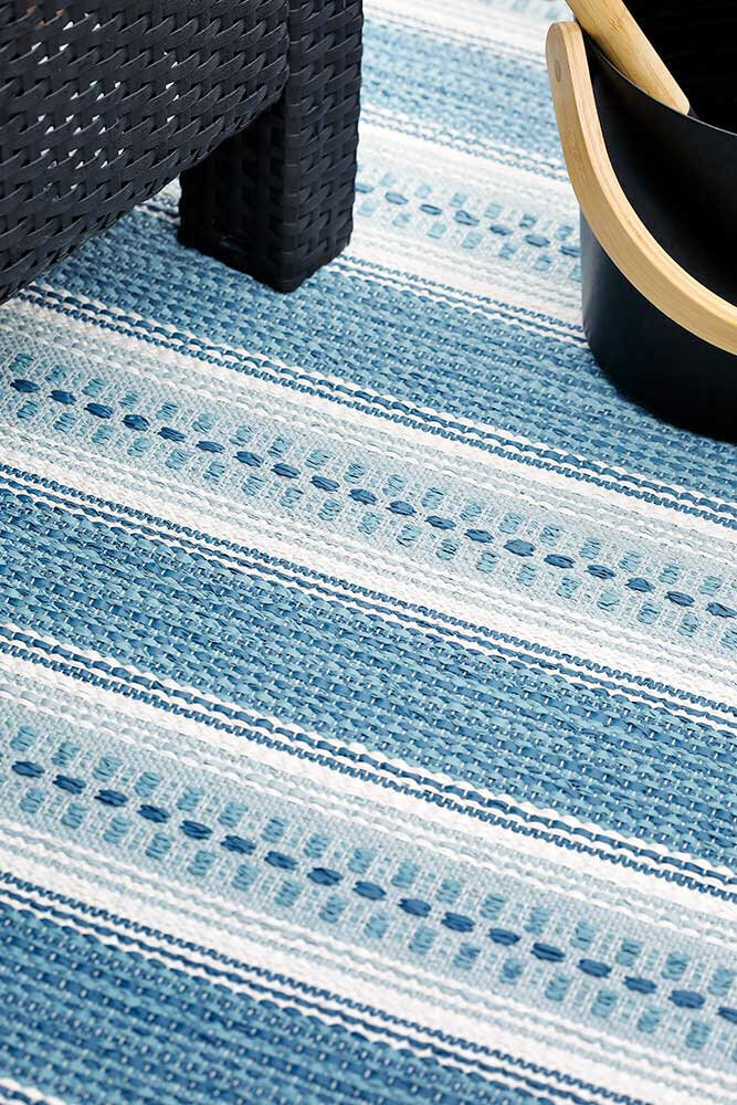 Narma dvipusis kilimas Runö, blue, 130 x 190 cm kaina ir informacija | Kilimai | pigu.lt