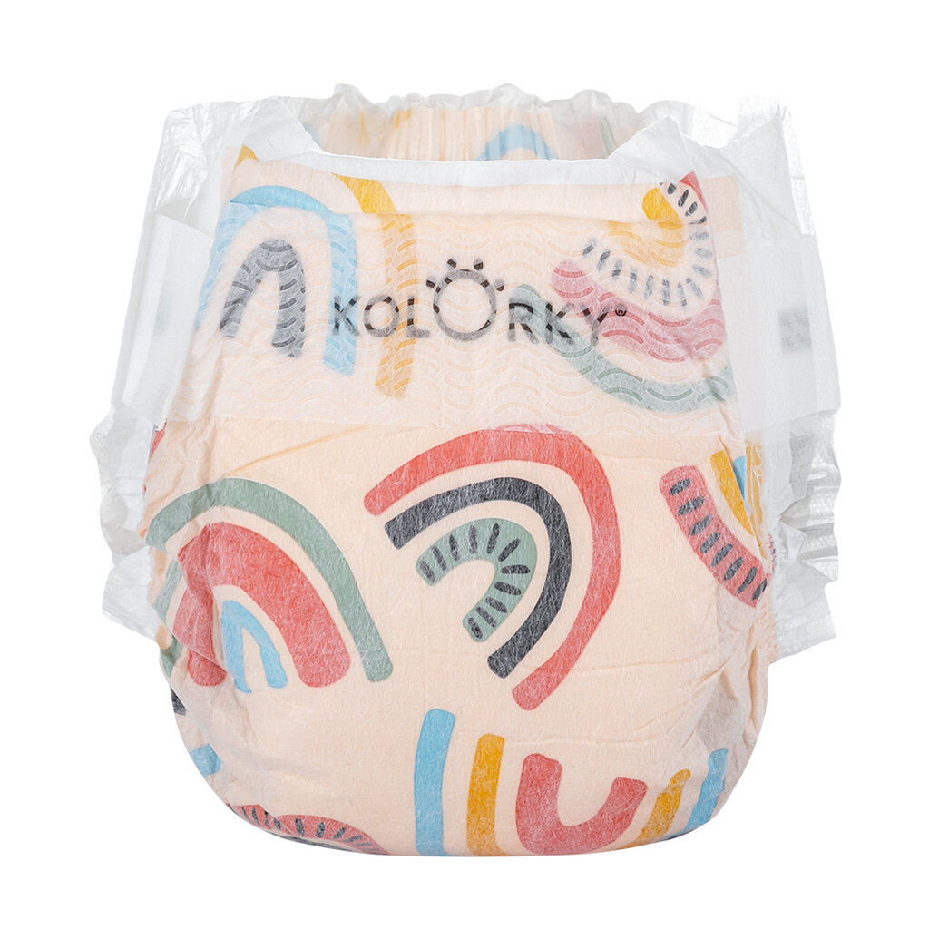 Sauskelnės Kolorky Day Rain&Rainbows, XL 12-16 Kg, 17 vnt. kaina ir informacija | Sauskelnės | pigu.lt