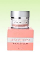 Dieninis kremas Natural Cosmetic Rosa Pretiosa, 50 ml kaina ir informacija | Veido kremai | pigu.lt